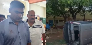 சினிமாவை மிஞ்சிய அரசியல் வன்முறை: ஆந்திராவில் எம்.பி. மிதுன் ரெட்டியின் காரைக் கொளுத்திய தெலுங்கு தேசம் தொண்டர்கள்! துப்பாக்கிச் சூடு நடத்திய காவல் துறை!